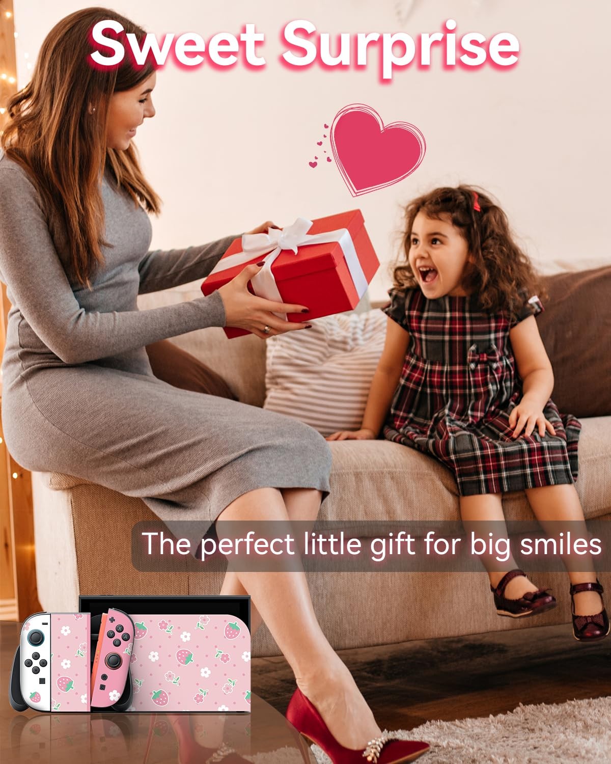 XSUID Pink Bunny Switch 2 Skin