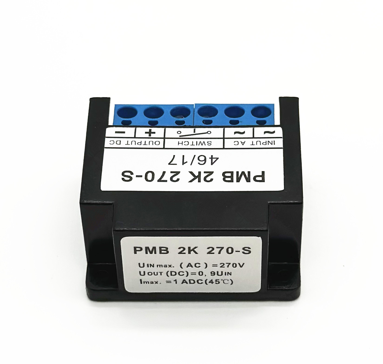 PMB 2K 270-S brake rectifier 270V~ 1ADC 46/17