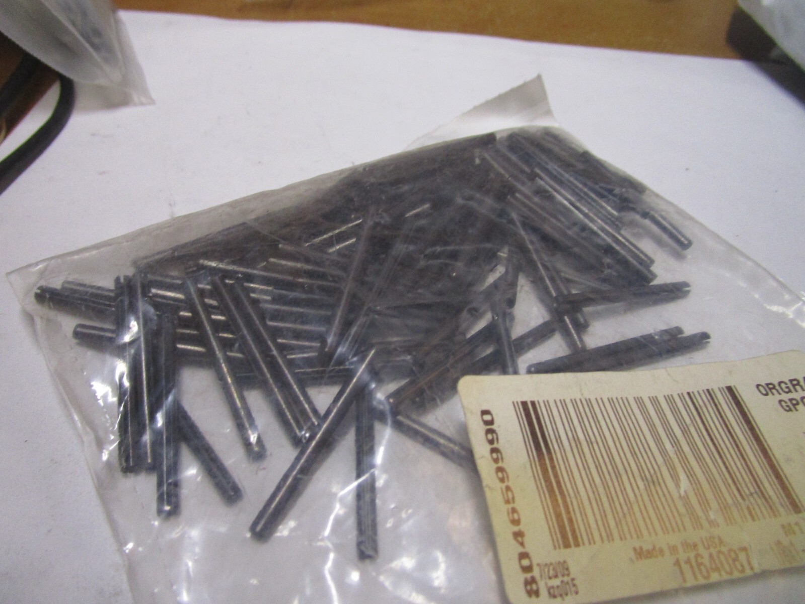 1/8" x 1-1/2" Plain Finish Steel Slotted Spring Pin QTY 100