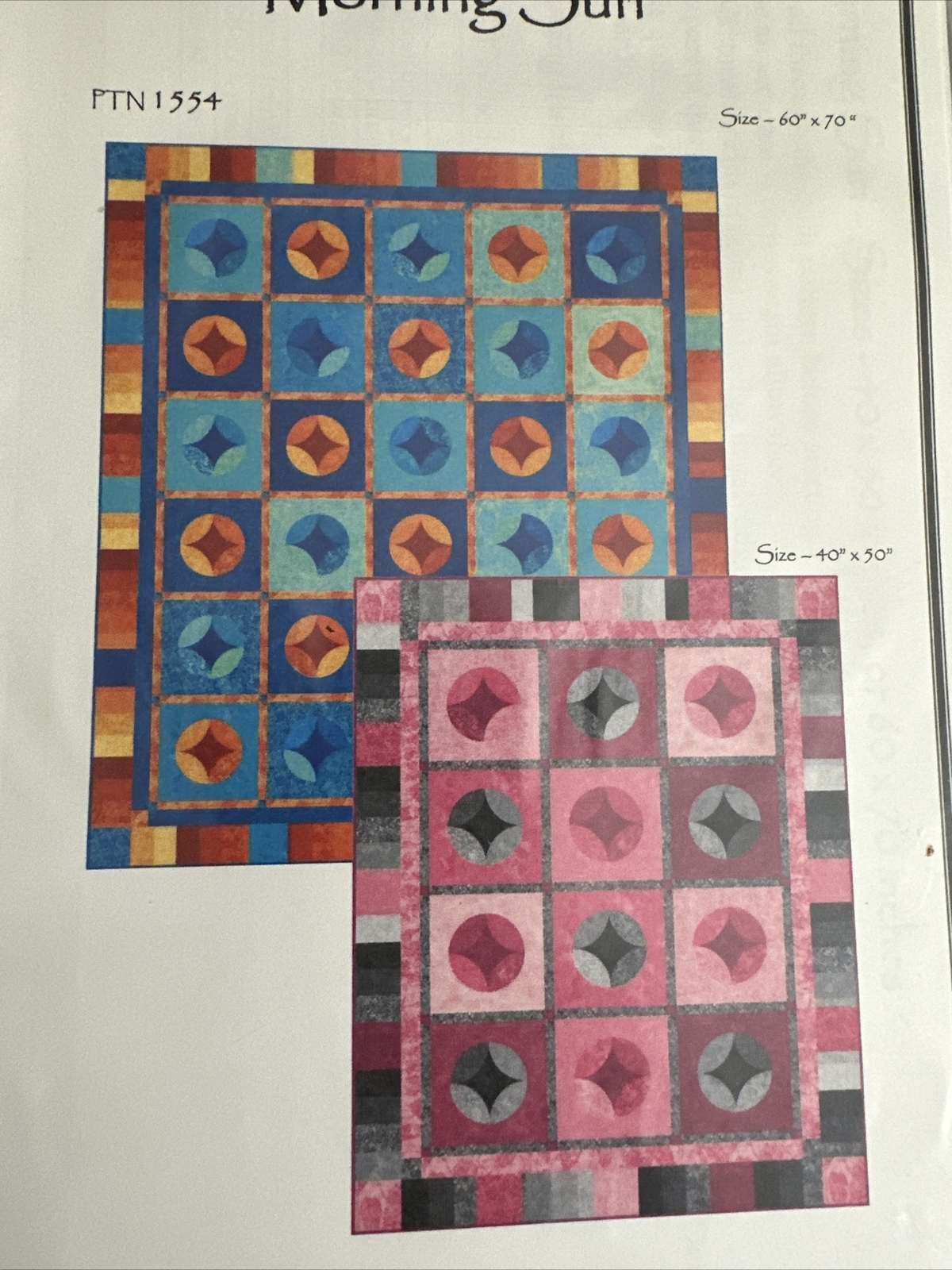 Sew Little Time Morning Sun Quilt Pattern Country Primitive Sewing Design