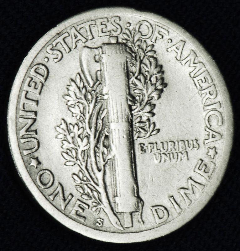 1923-s Mercury Dime. High Grade (Inventory A)