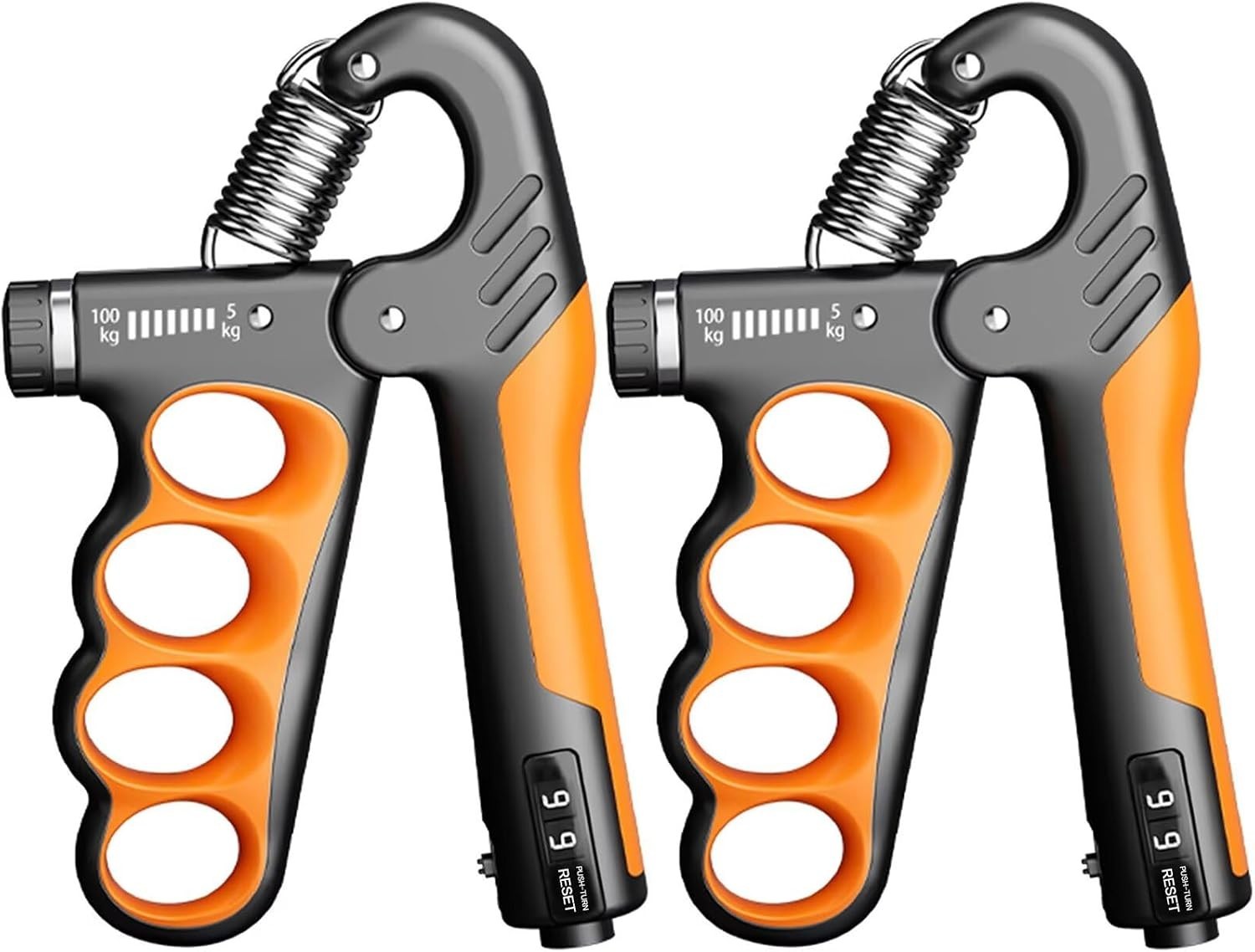 Grip Strength Trainer Forearm Strengthener, 2 Pack, 11-220 lbs adjustable