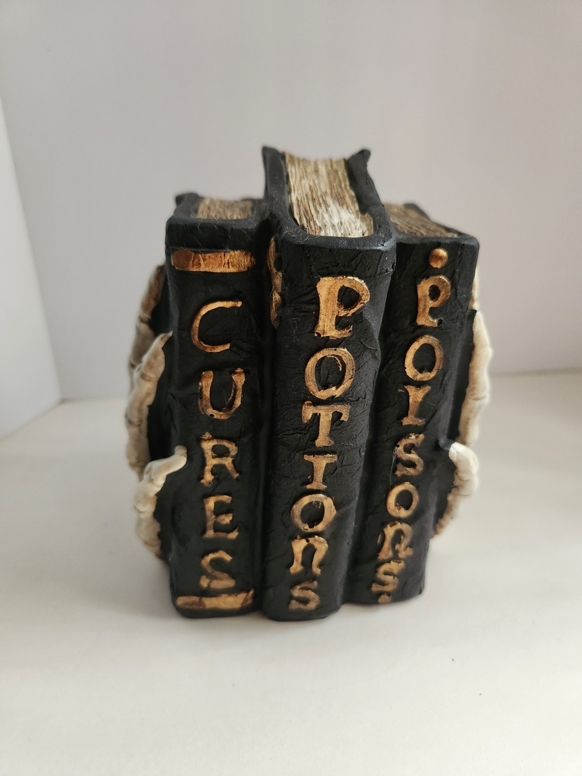 Spell Potion Faux Books Halloween Prop Resin