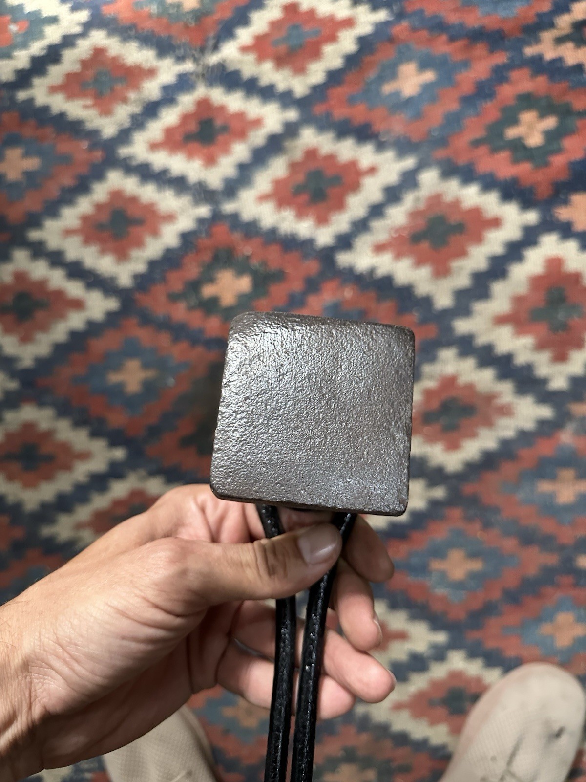 Large Blacksmiths Flatter with Wrought Handle - 65mm Squared Face - 52cm Long