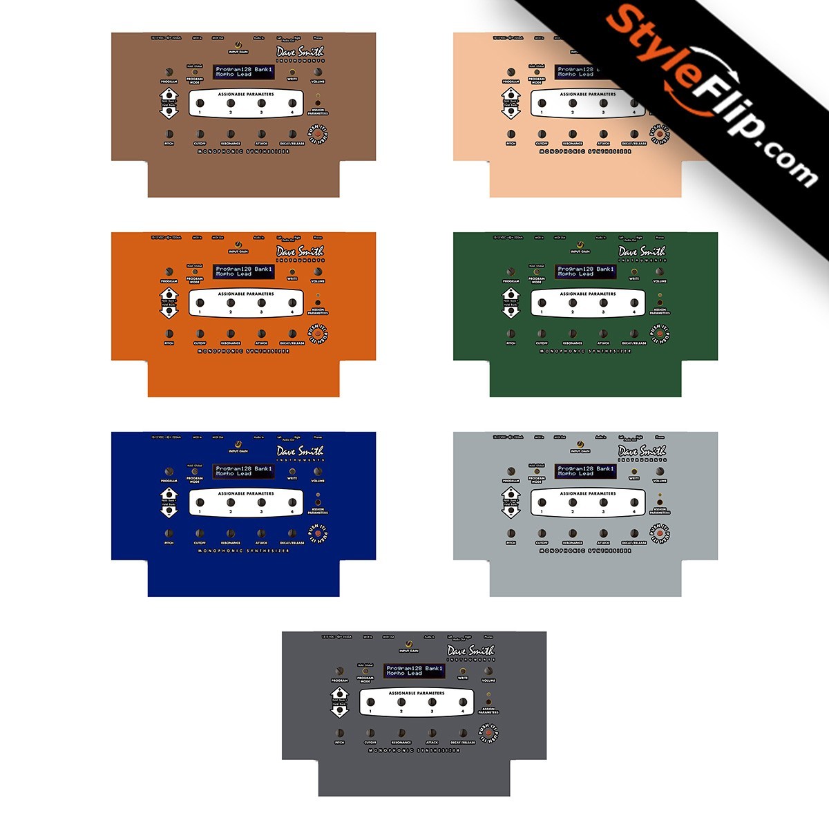 Dave Smith Mopho Skin | 7 Neutral Designs | Protective Decal | StyleFlip