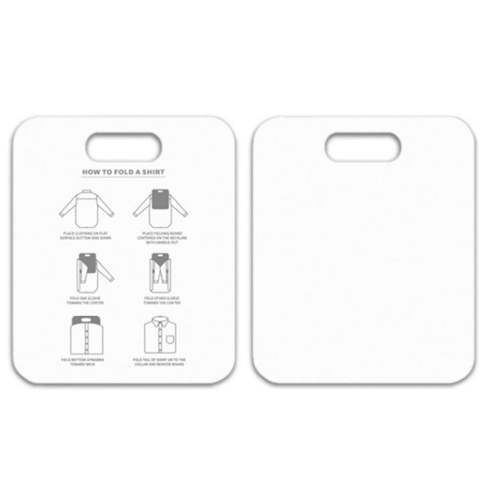 Shirt Folding Board, 12 x 10inch Cloth Fast Folder T Shirts Laundry Folder Or...
