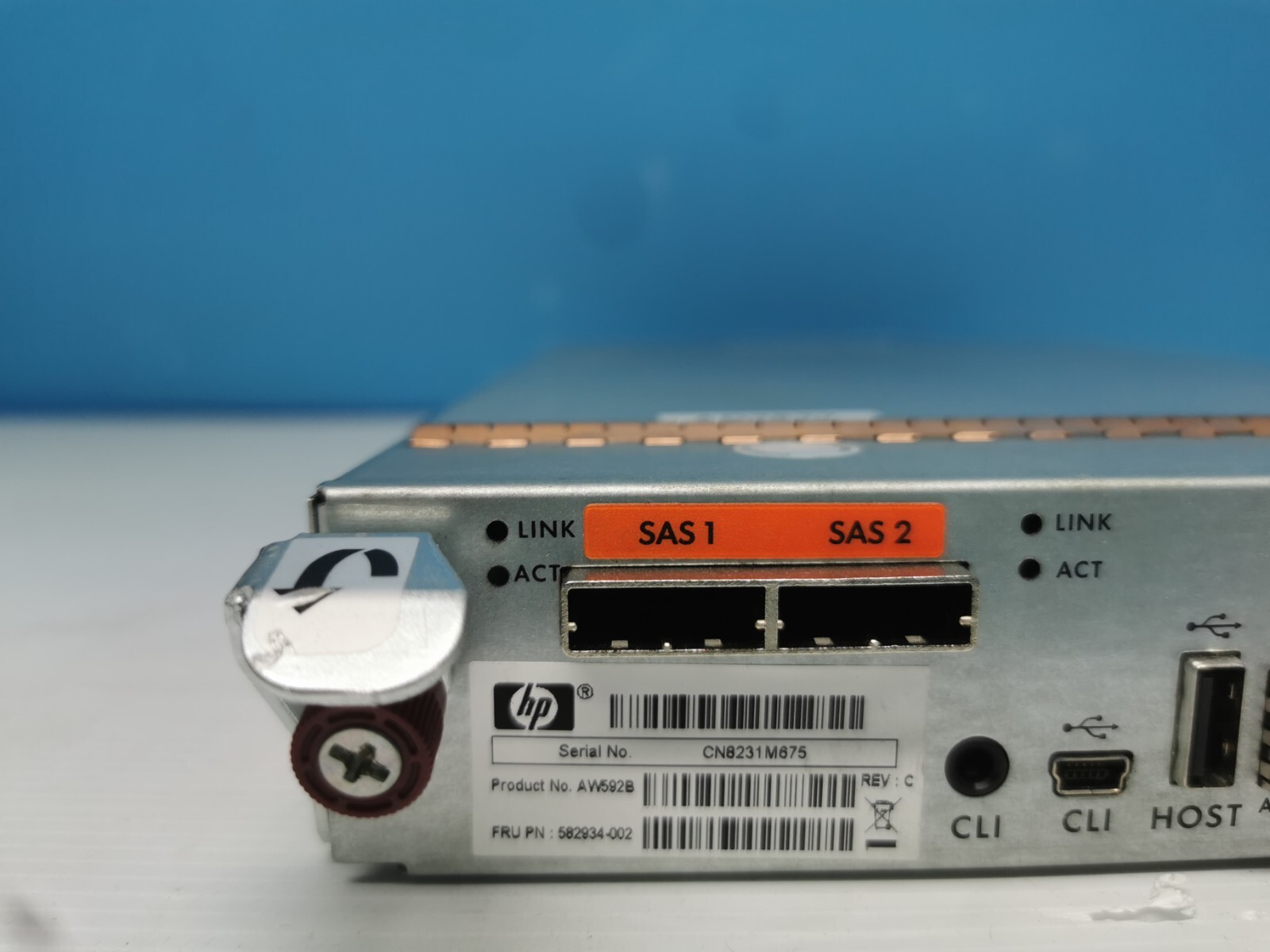 HP StorageWorks P2000 Storage Array Controller Module AW592B 582934-002 Lot 2x