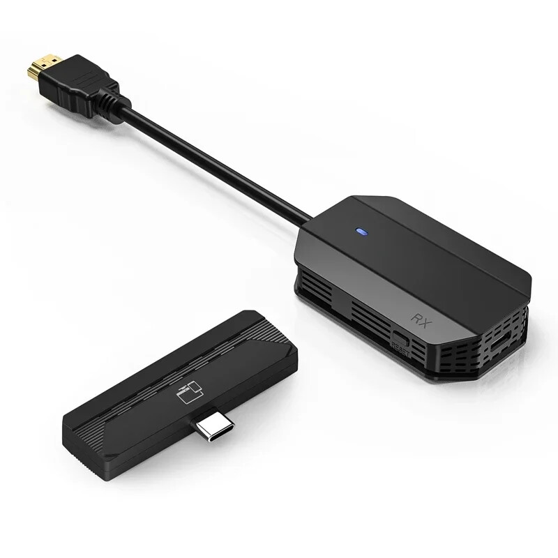 Wireless HDMI Type C Transmitter Receiver Extender for Iphone 15 Laptop PC To TV