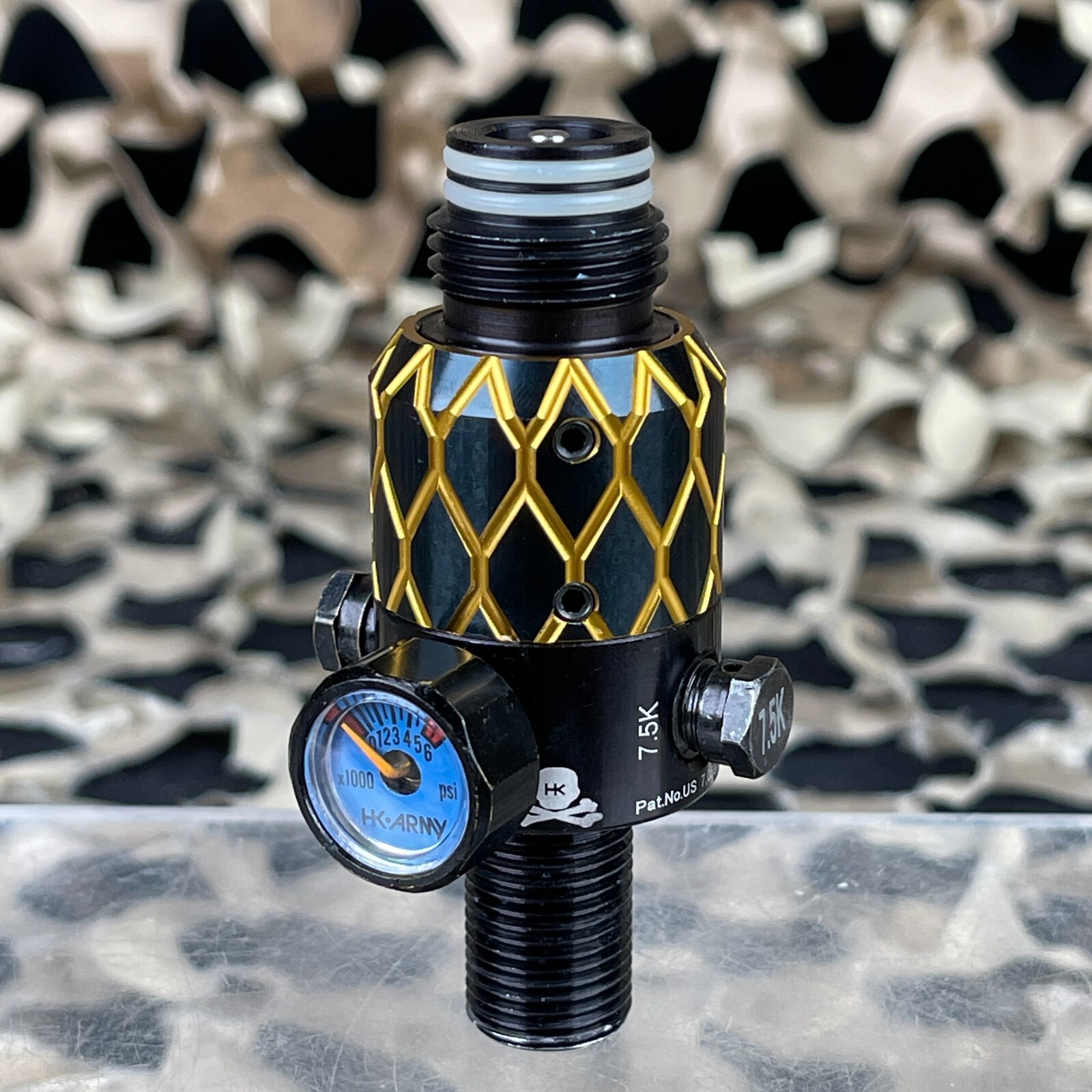 NEW HK Army Aerolite2 Elite Pro Adjustable Regulator - 4500 PSI - Nexus - Gold