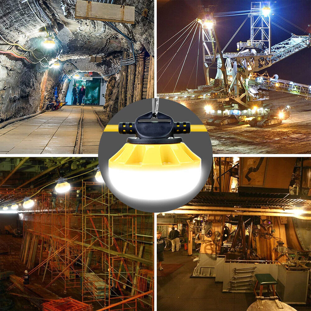 50FT Construction String Lights LED Industrial Grade Best Bright Work Light US