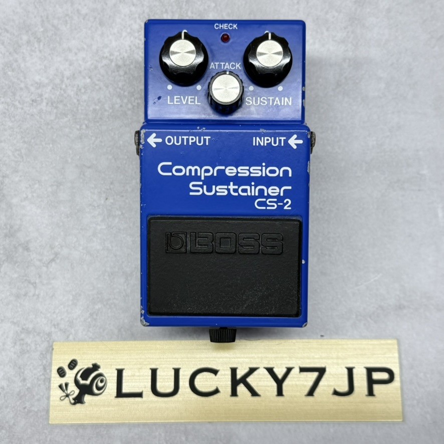BOSS CS-2 Compression Sustainer Guitar Effect Pedal Vintage Japan SN190700