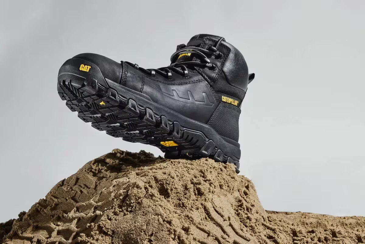 Caterpillar Men Threshold Rebound Waterproof Composite Toe Work Boot Shoes