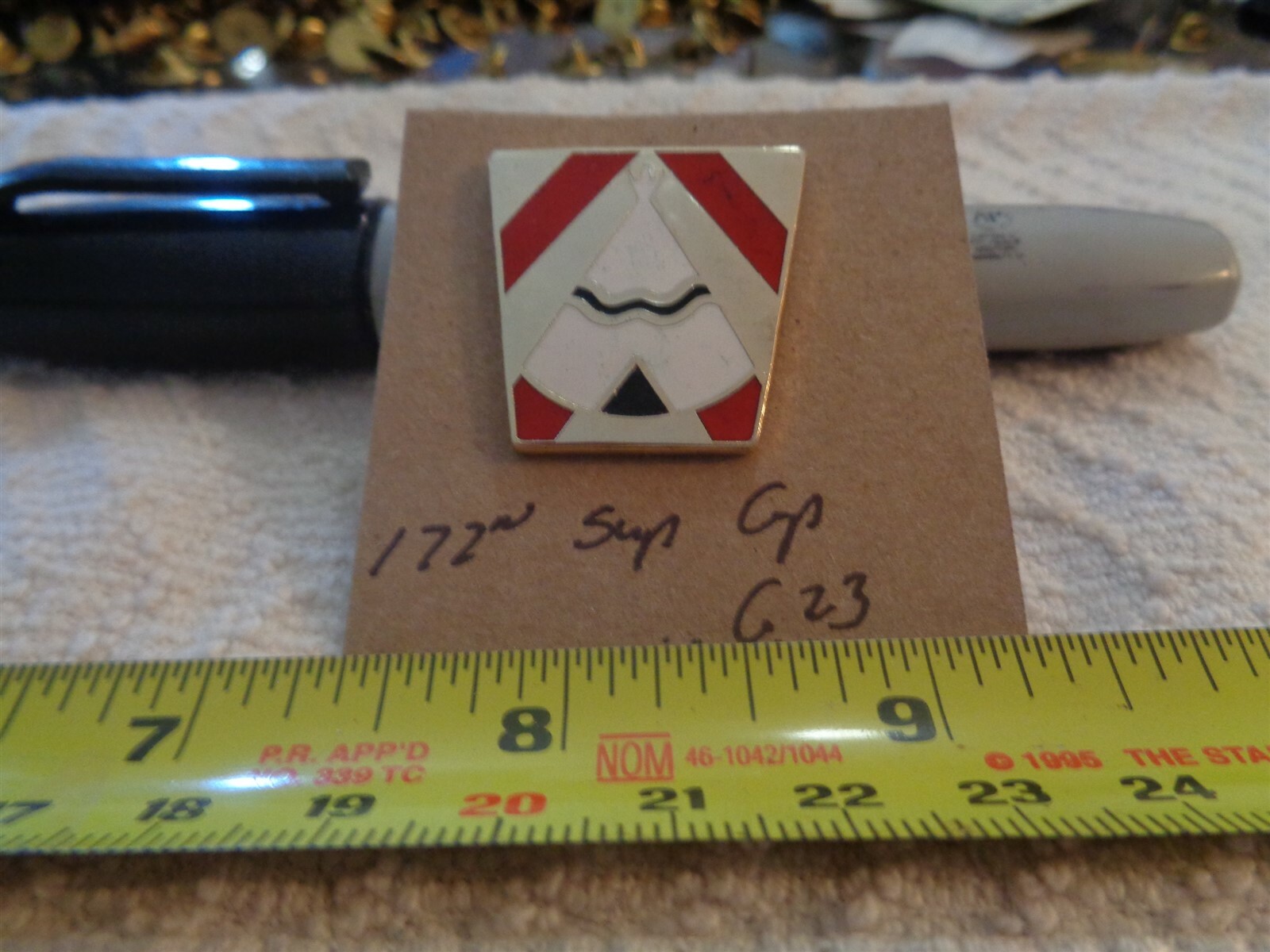 172nd Support Group G23 Unit Crest, DI, DUI (DRAW#S12)