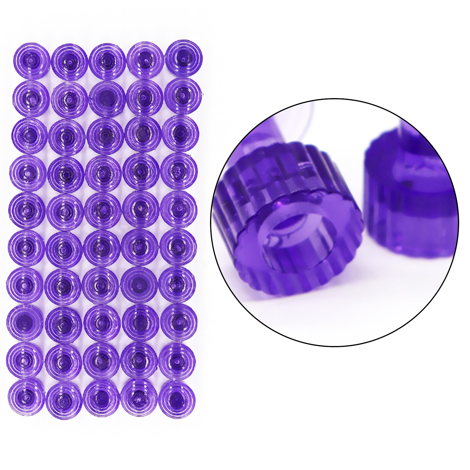 PDR Glue Pull Tabs Automotive Paintless Dent Repair Hail Repair 50Pc Purple NEW