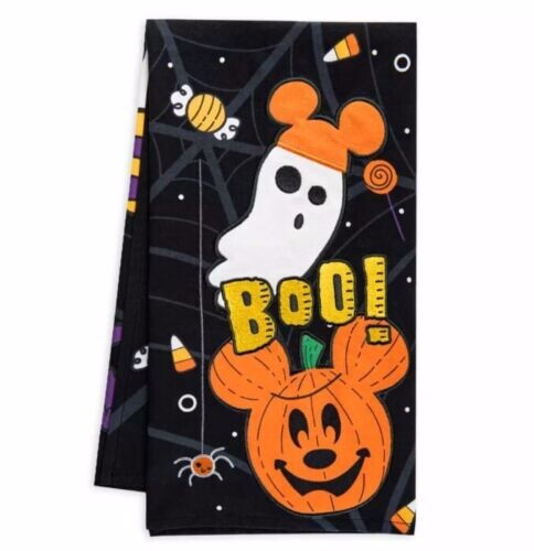 Disney Parks  Halloween Kitchen Towel  Embroidered (NEW WITH TAG)