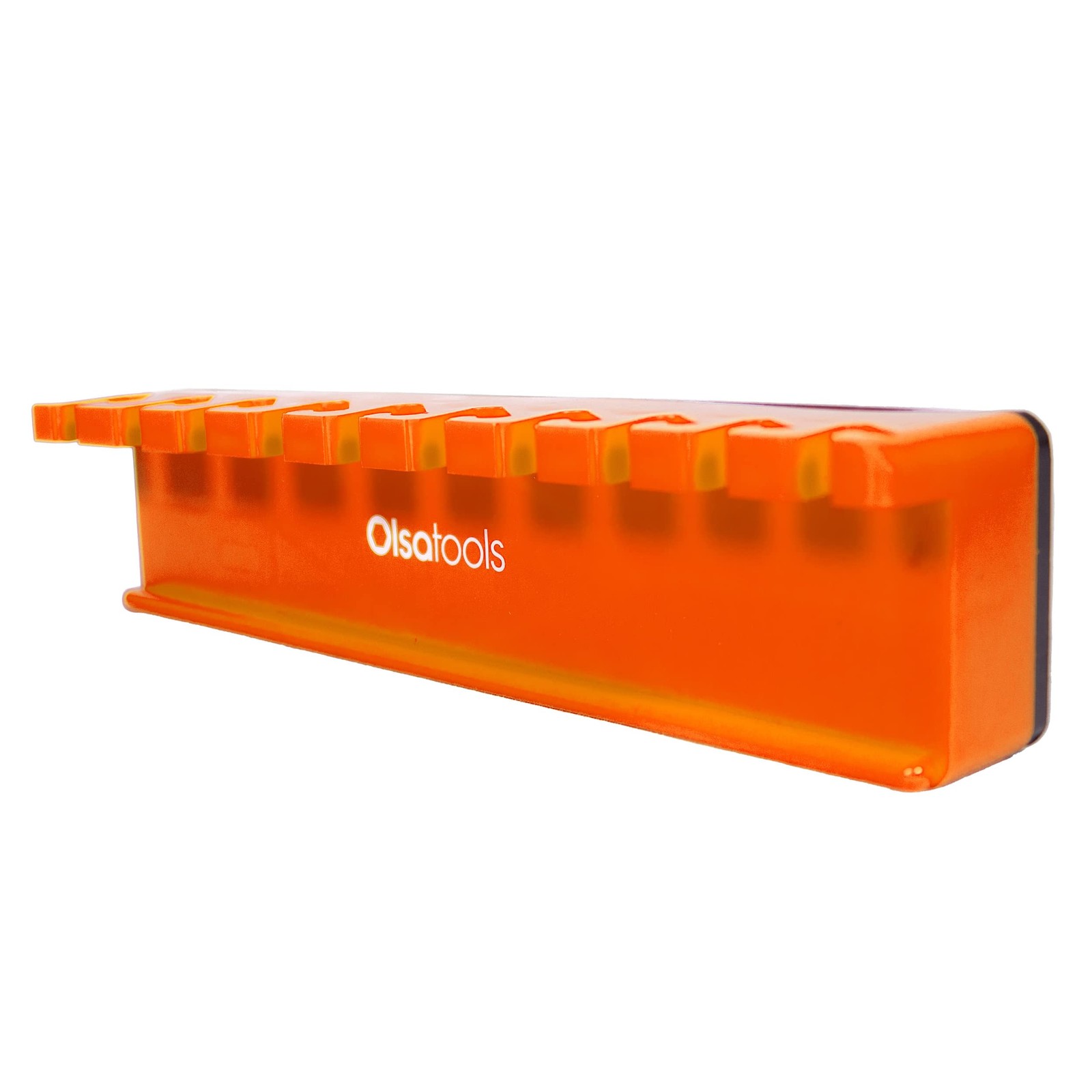 Magnetic Wrench Holder Organizer orange | Fits Sae 3/8" Thru 15/16" & Metric 1