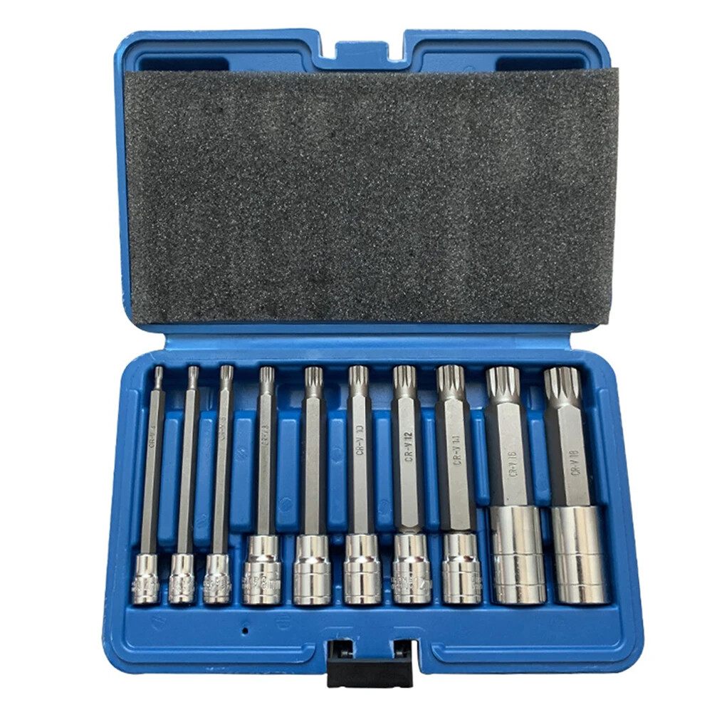 10 Piece Socket Set Socket Screwdriver Pressure Whip Universal Socket M Type