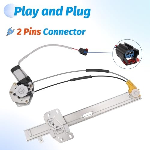 Front Left Driver Side Power Window Regulator w/Motor Compatible w/Jeep Cherokee