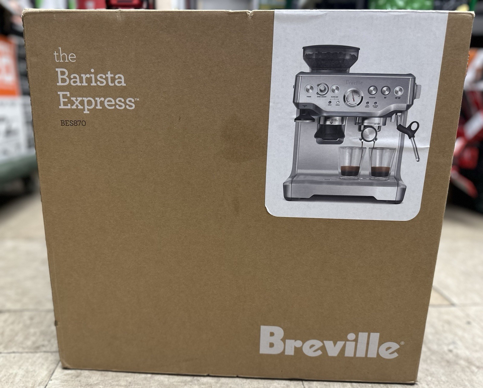 Breville the Barista BES870XL Express Machine Brushed Stainless Steel BRAND NEW