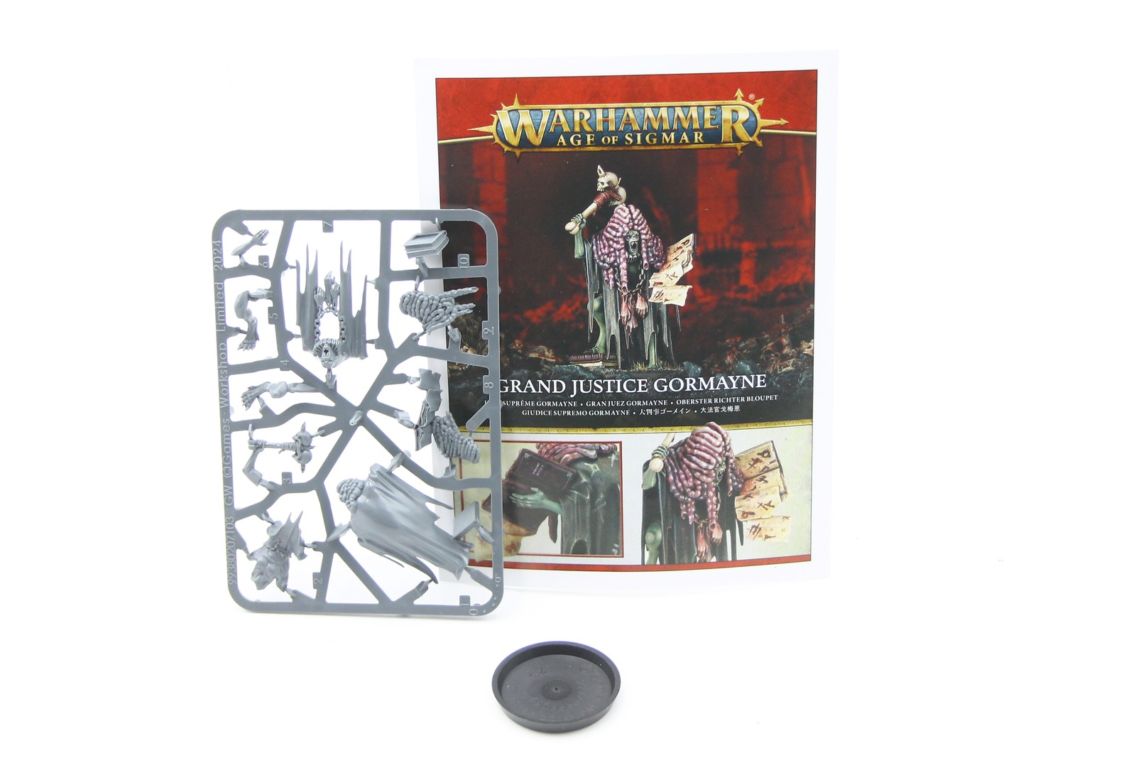 Used Warhammer AOS Flesh-eater Courts: Grand Justice Gormayne (On Sprue)
