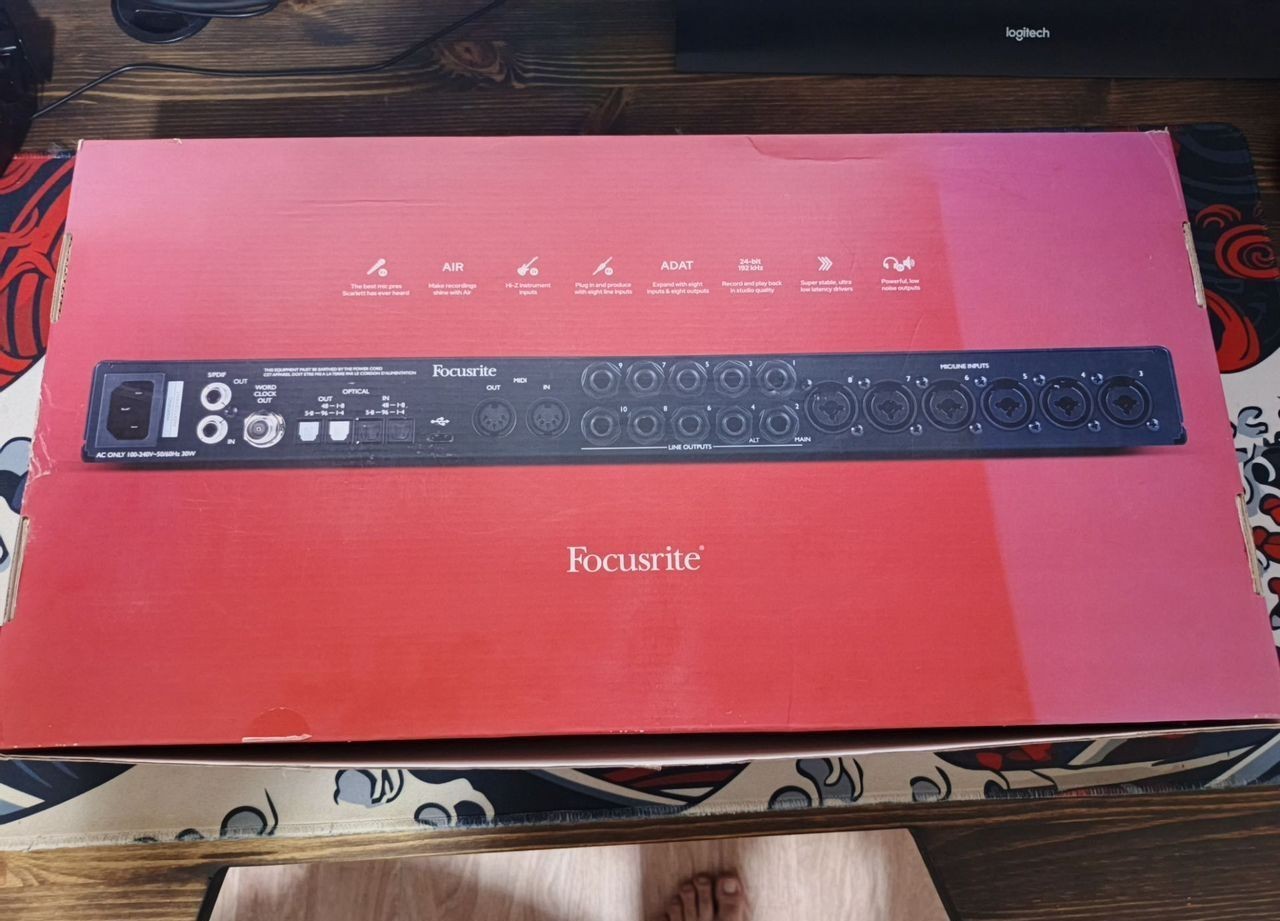 Focusrite SCARLETT-18I20-3G 3rd Gen. USB Audio Recording Interface