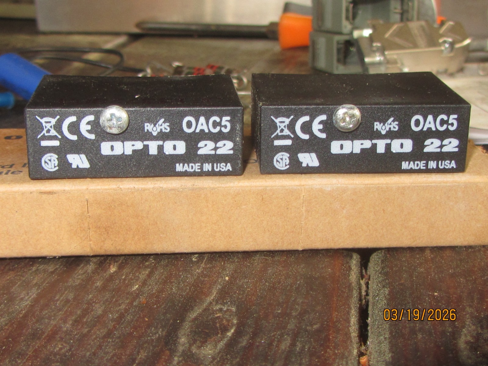 Opto 22 OAC5 standard I/O module. 120V, 1.5A. New. 2 to sell.