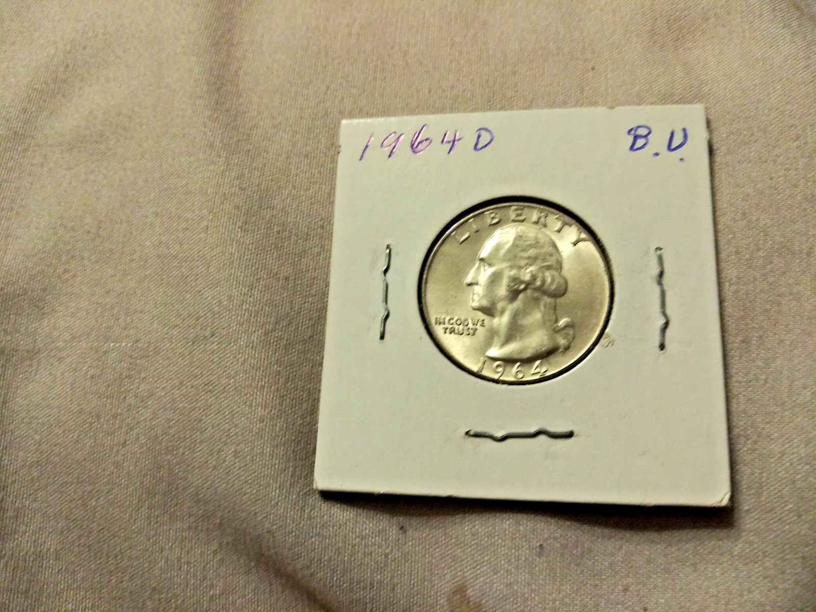 1964D REAL PRETTY SILVER WASHINGTON QUARTER--YOU DECIDE GRADE-FREE SHIP