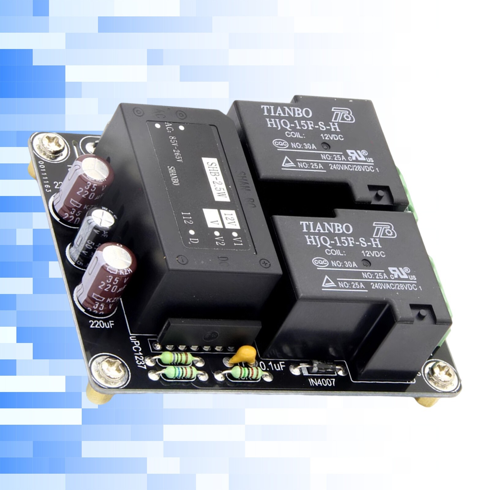 High Power Audio Amplifier Speaker Protection Board/Protection Current 30A