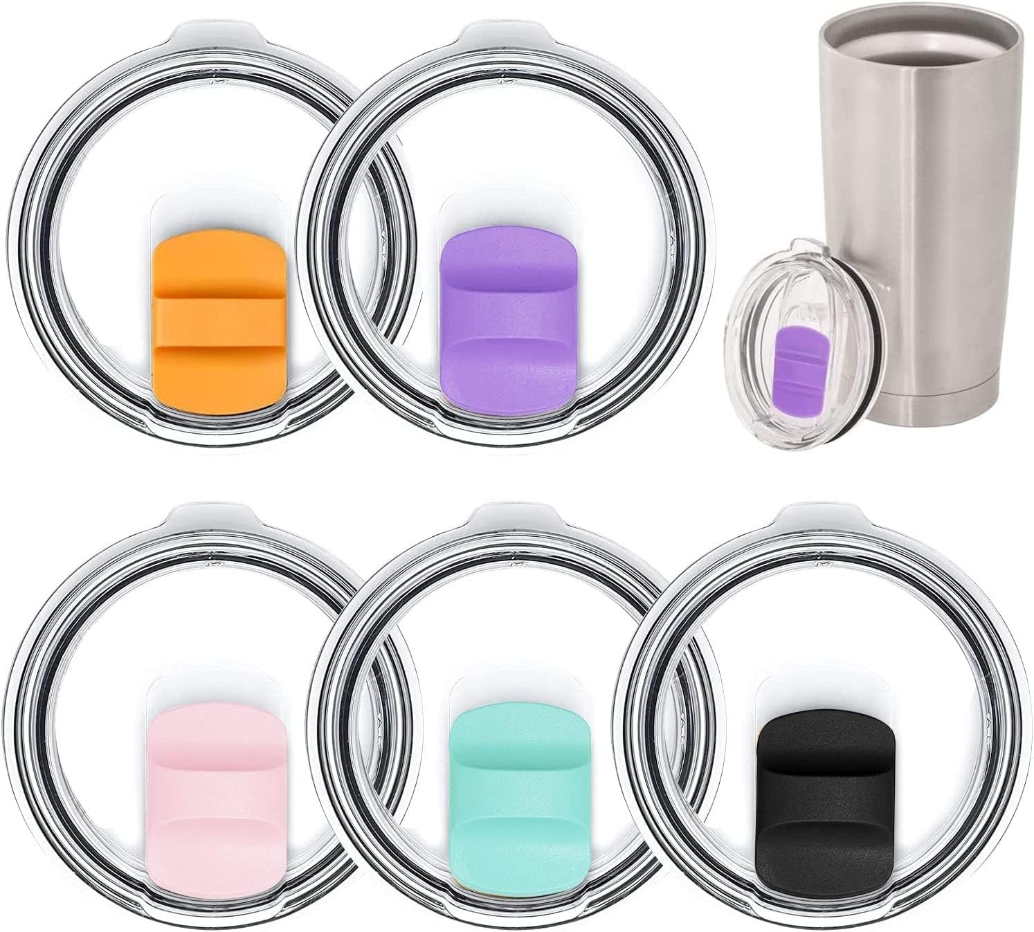 Magnetic Slider Replacement for Yeti Lids Black 10 30oz