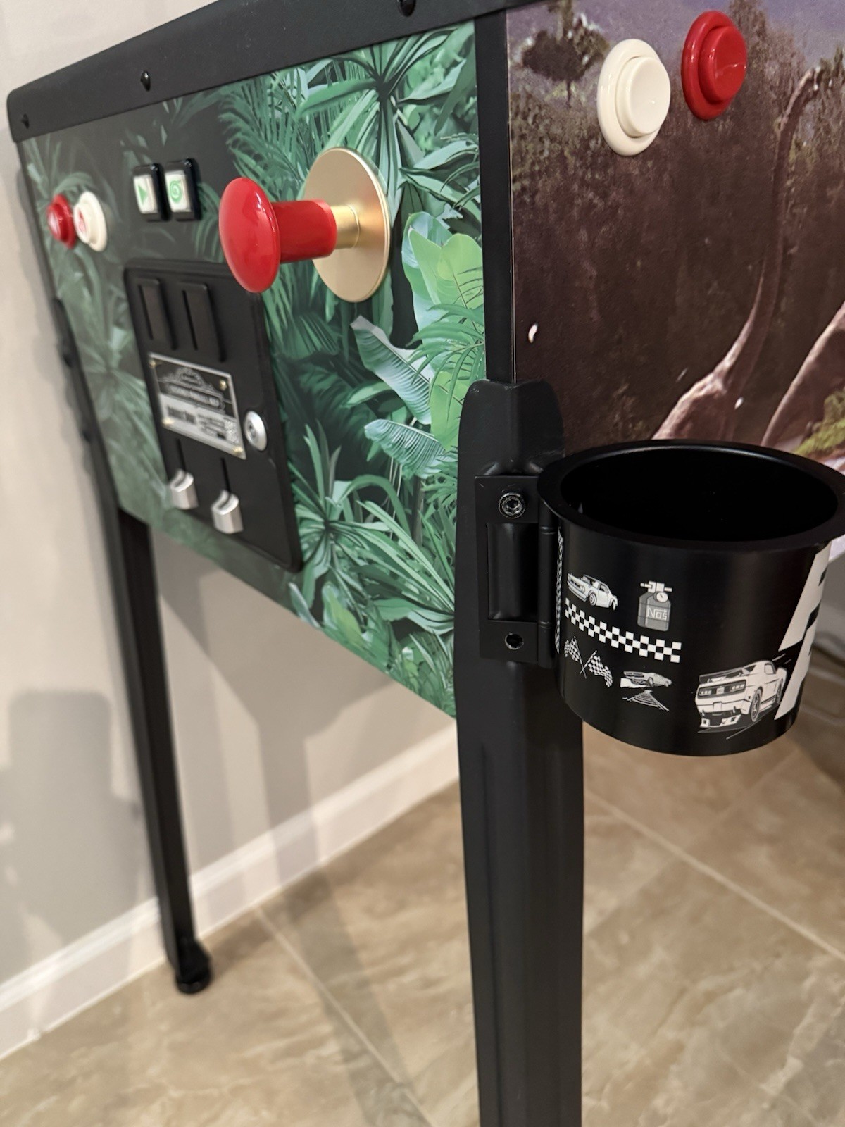 Jumbo Pinball Machine Cup Holder
