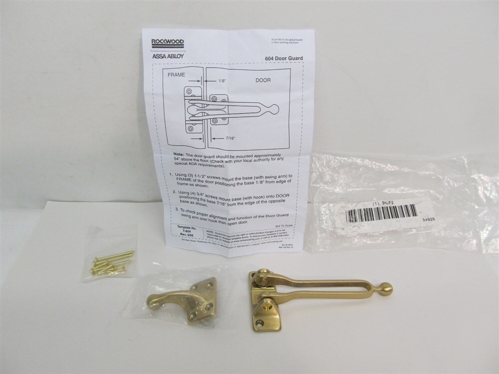 Rockwood 3HJF2, 5 3/8" Swing Bar Door Guard