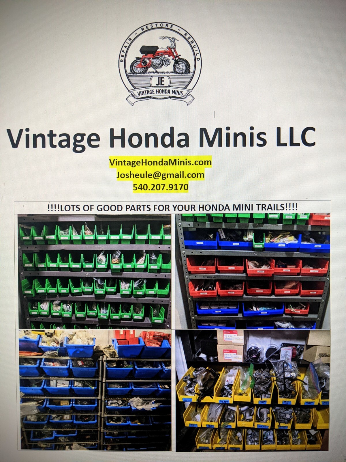 Hardware - Honda Engine Mount Bolt Kit - Honda CT70 Mini Trail