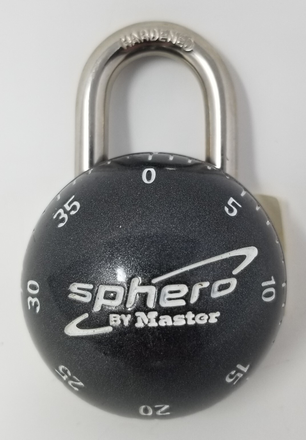 Master Lock Sphero Spinner Combination Padlock Combo Lock Black Works
