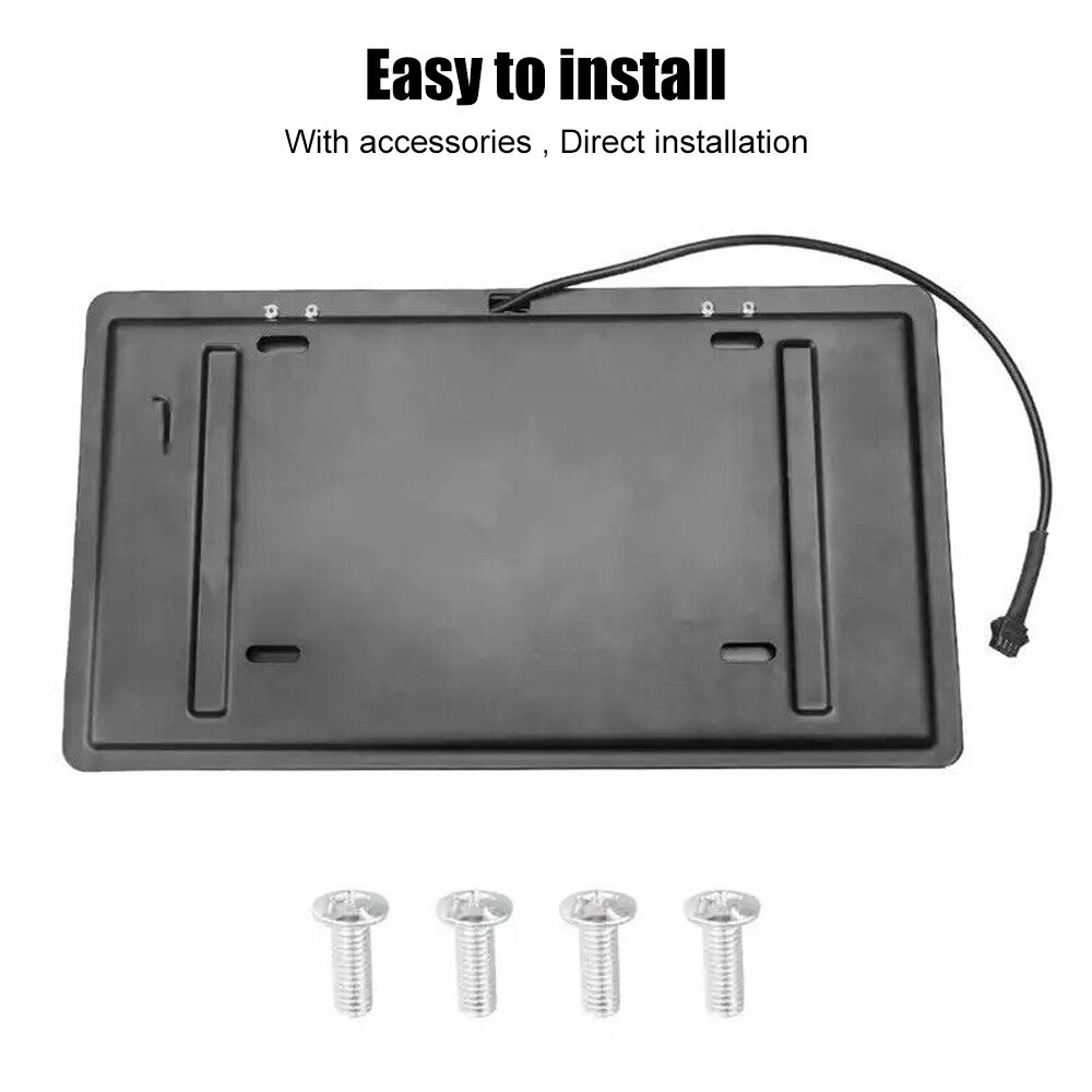 Car Front+Rear Plate Frame Holder with Wireless Remote US Standard For Car Shows