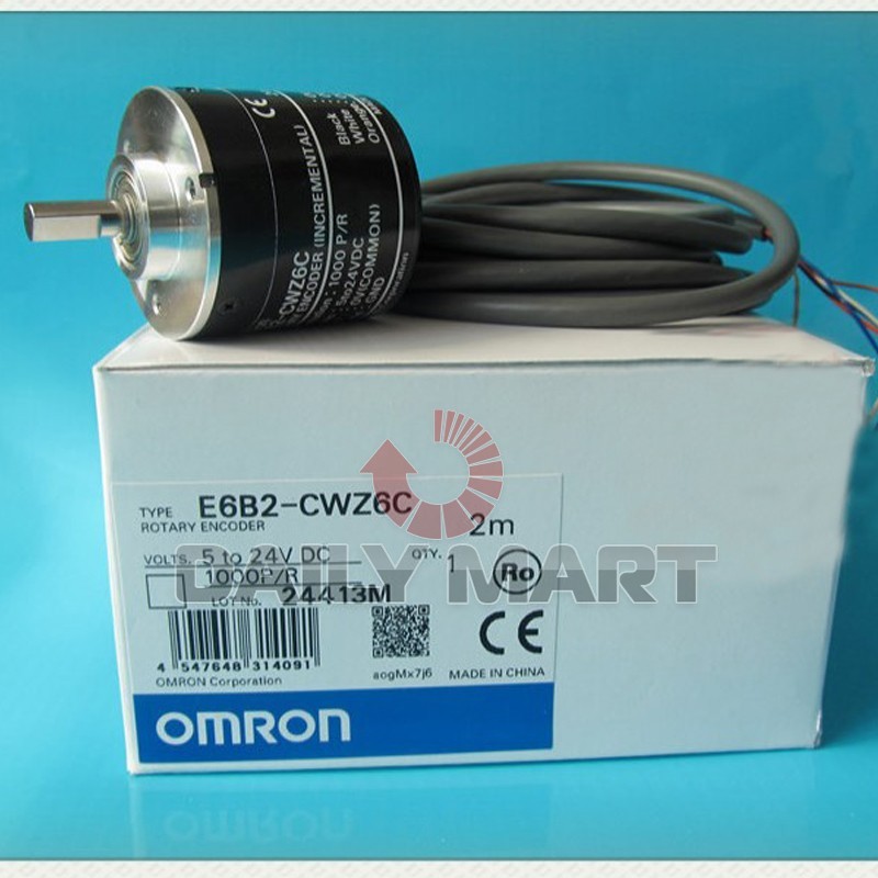 OMRON E6B2-CWZ6C E6B2CWZ6C 1000P/R Rotary Encoder New in Box Free Ship