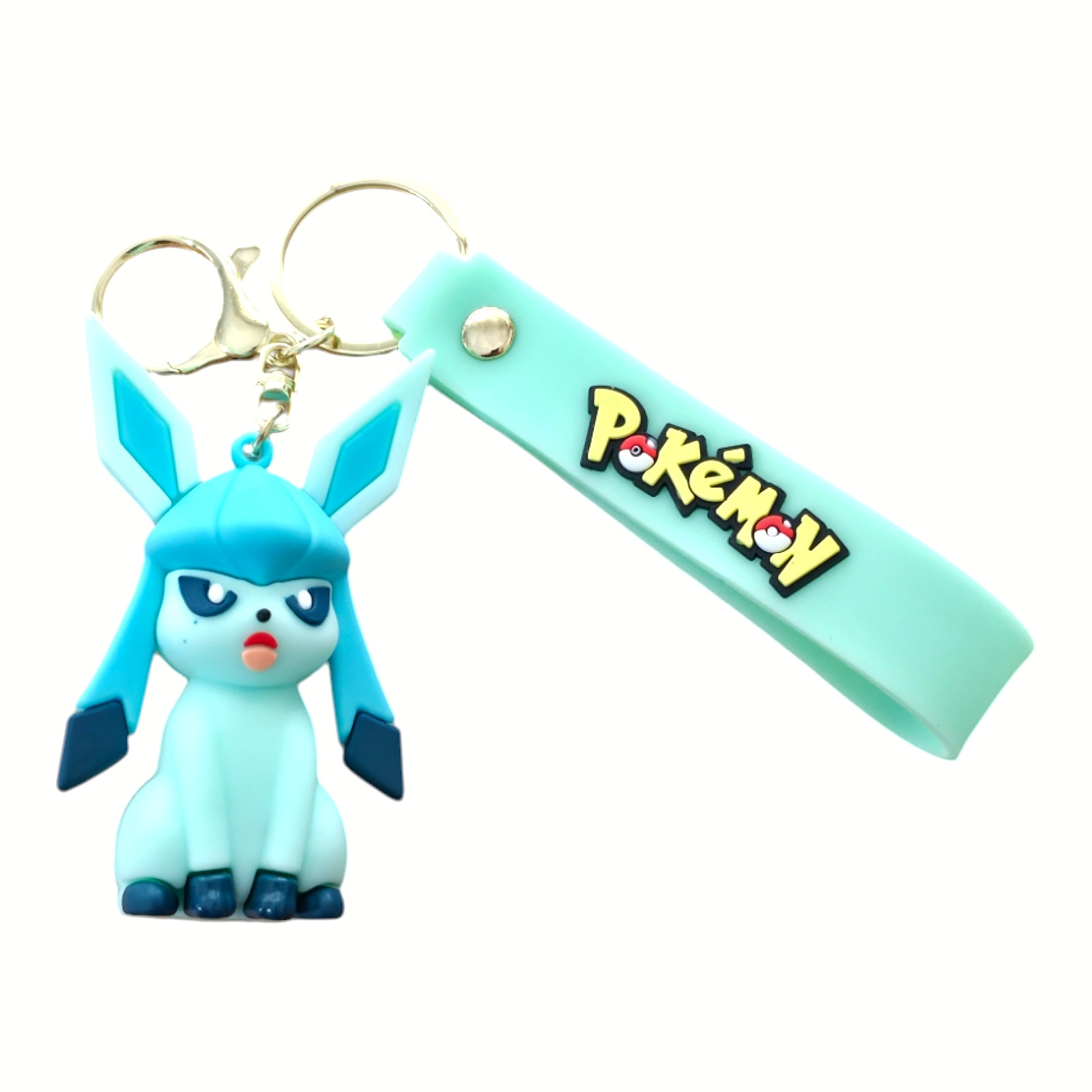 Pokemon Glaceon Keychain Bag Purse Zipper Brand New Free Shipping