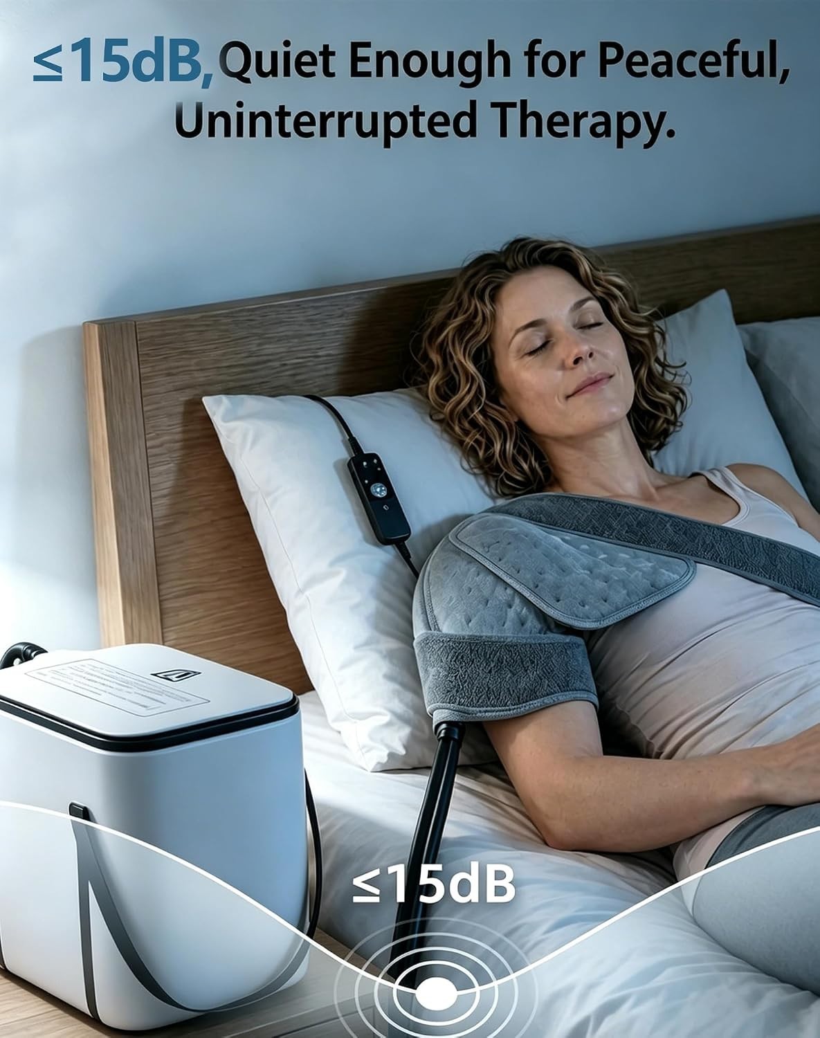 Shoulder Ice Therapy Machine Cryotherapy System 5 Speeds 6 Timers READ Leak