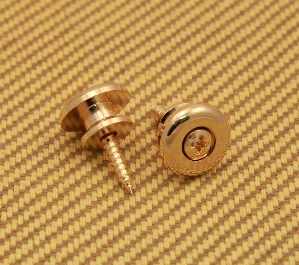 EOSB-G Gold Large Oversized Guitar / Bass Strap Buttons & Screws