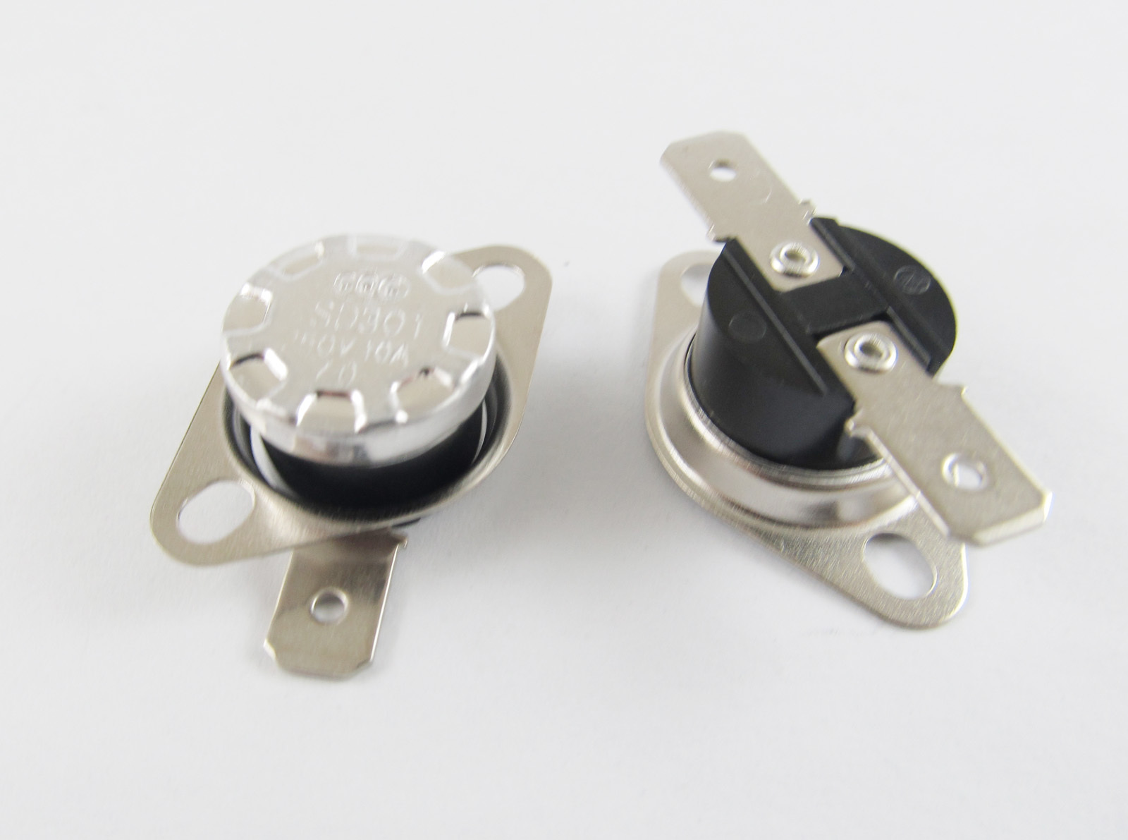 5pcs Temperature Controlled Switch Thermostat 70°C N.C. KSD301 Normal Close 10A