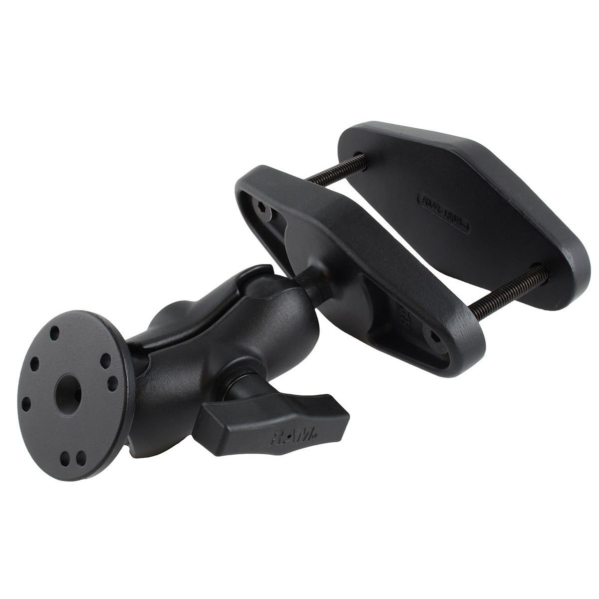 RAM-101U-B-247-4  RAM Square Post Clamp Mount for Posts up to 4...