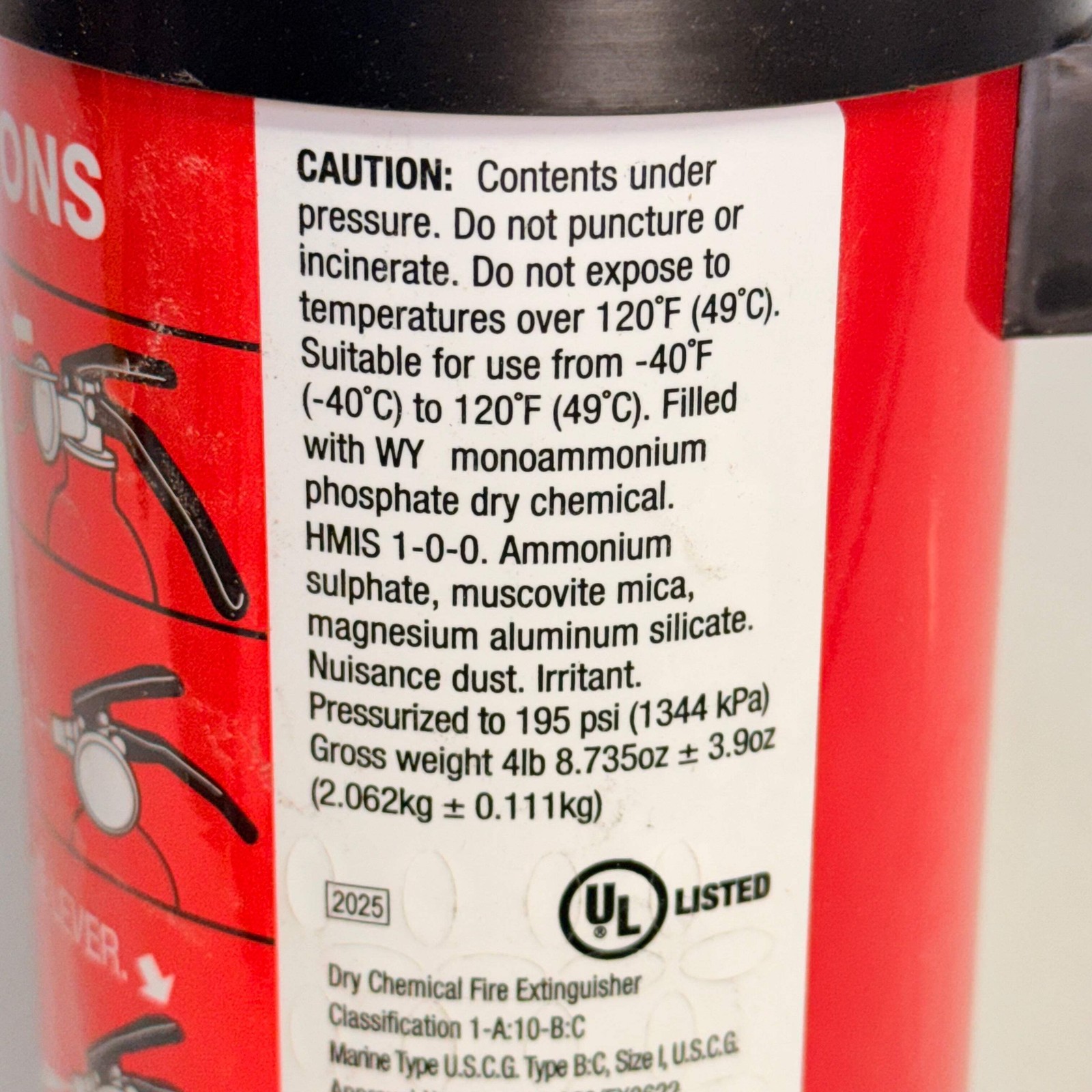FIRST ALERT(2 PACK) Home1 Multipurpose ABC Rechargeable Fire Extinguisher 2.5 Lb