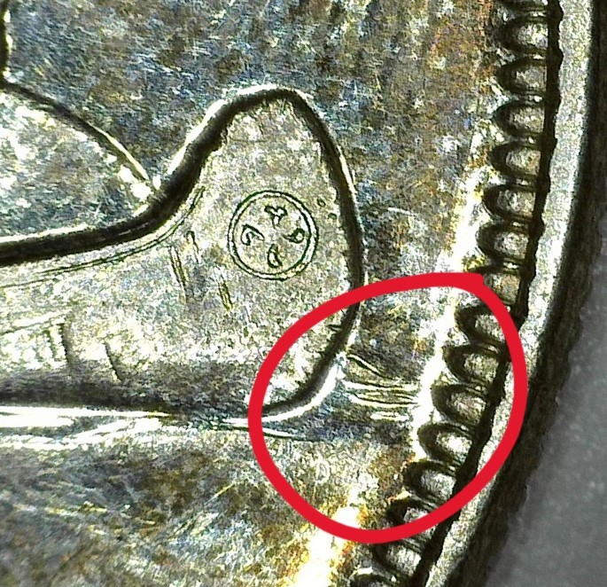 1951 Canada Dollar; "Arnprior" Variety; AU-BU; KM-46