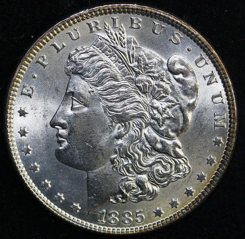 1885 $1 Morgan Silver Dollar Coin ~  CHOICE BU UNCIRCULATED #N1