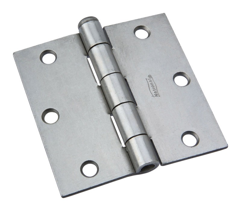 National Hardware N139-873 Cold Rolled Steel Removable Pin Broad Hinge 3-1/2 in.