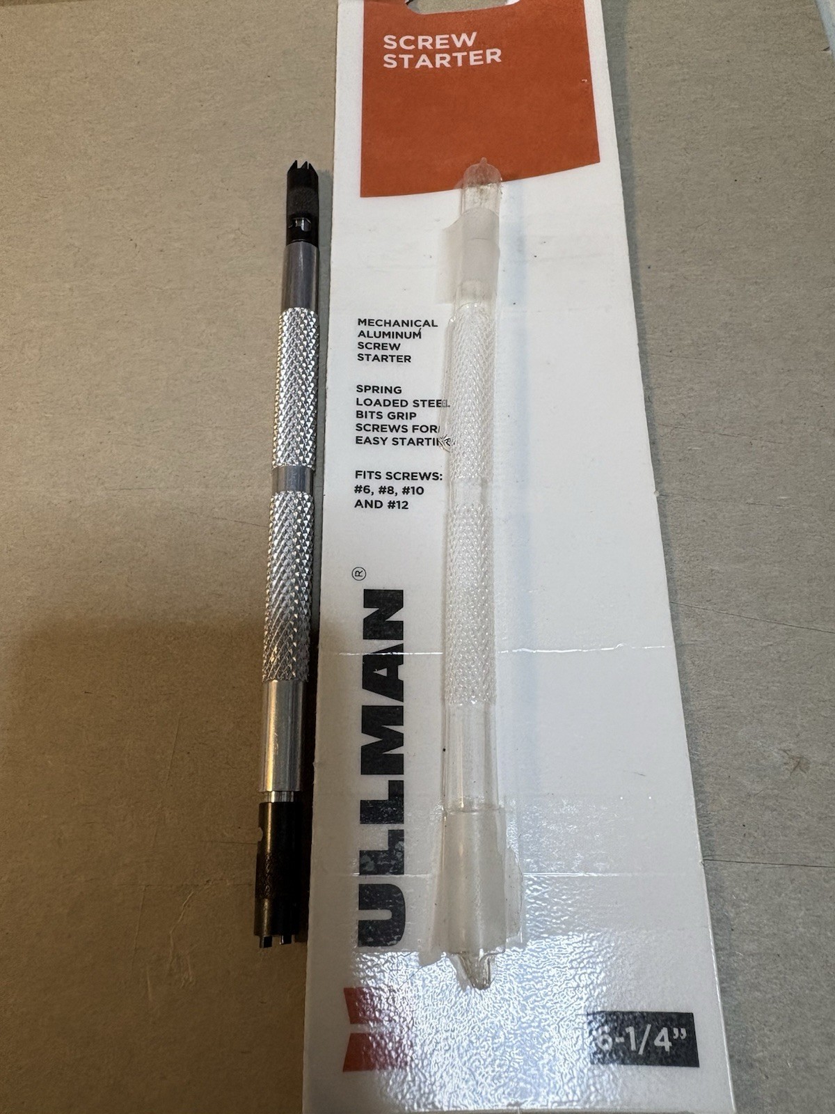 Ullman DE 2 6-1/4 in Double Ended Phillips & Slotted Flat Screw Starter USA DE 2