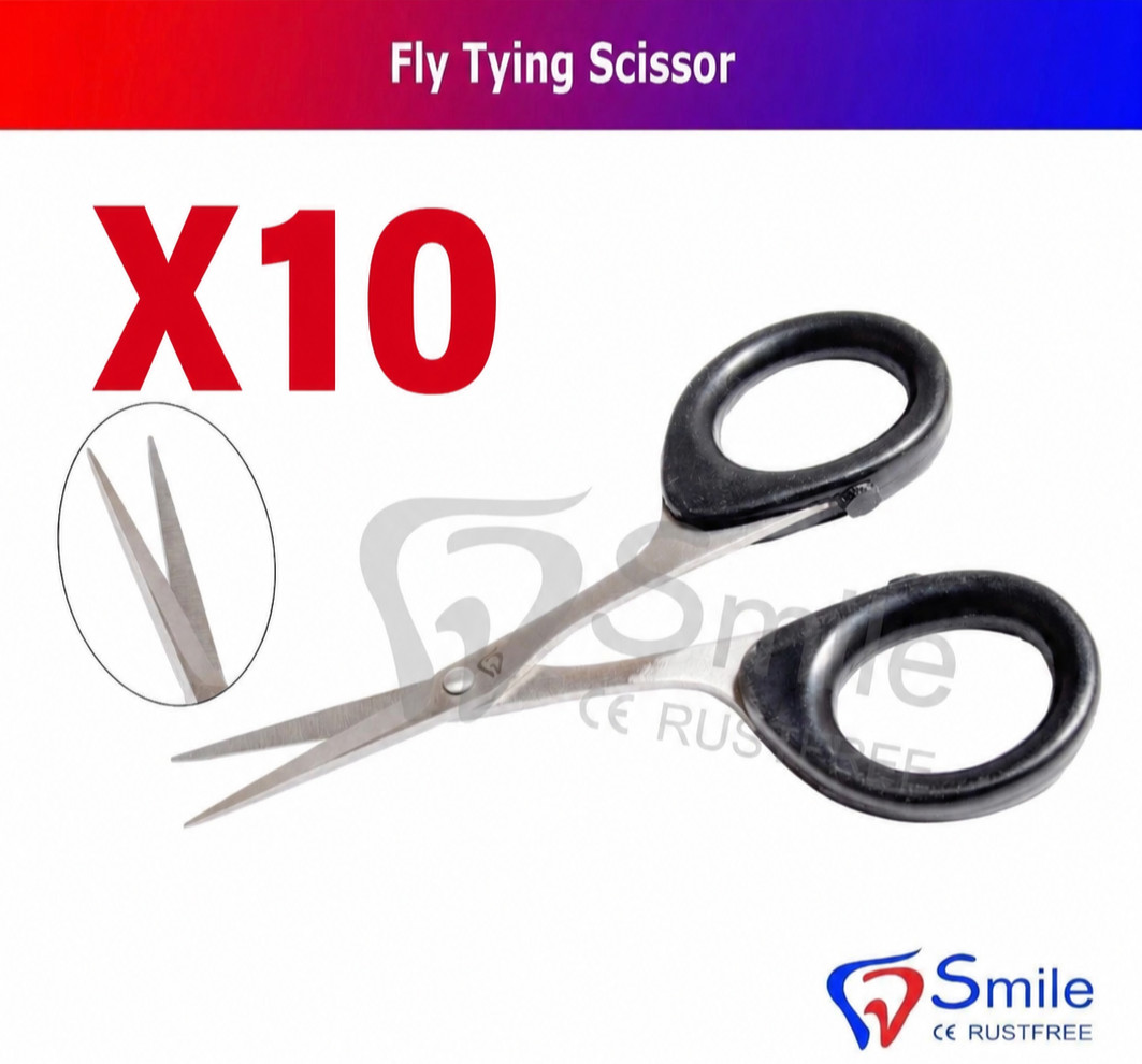 New X10 Fly Tying Scissors Razor Sharp Blade For Fly Fishing Ultimate Sharpness