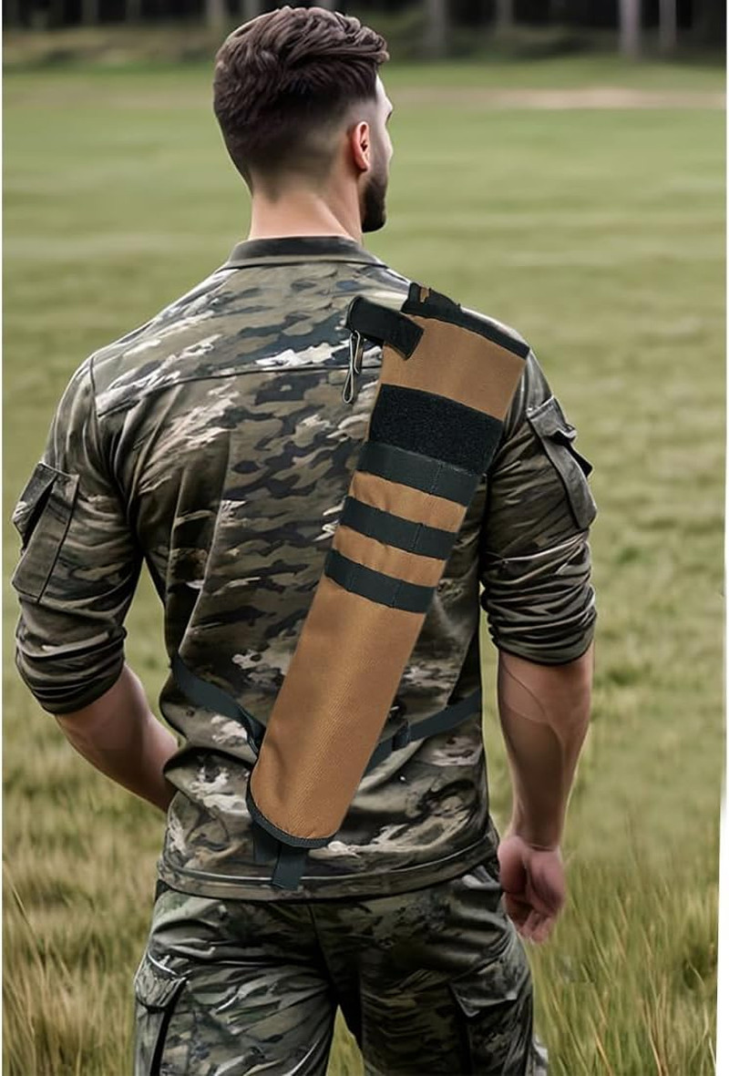 KRATARC Archery Lightweight Back Arrow Quiver Dual Use Foldable Compact Hip Arro