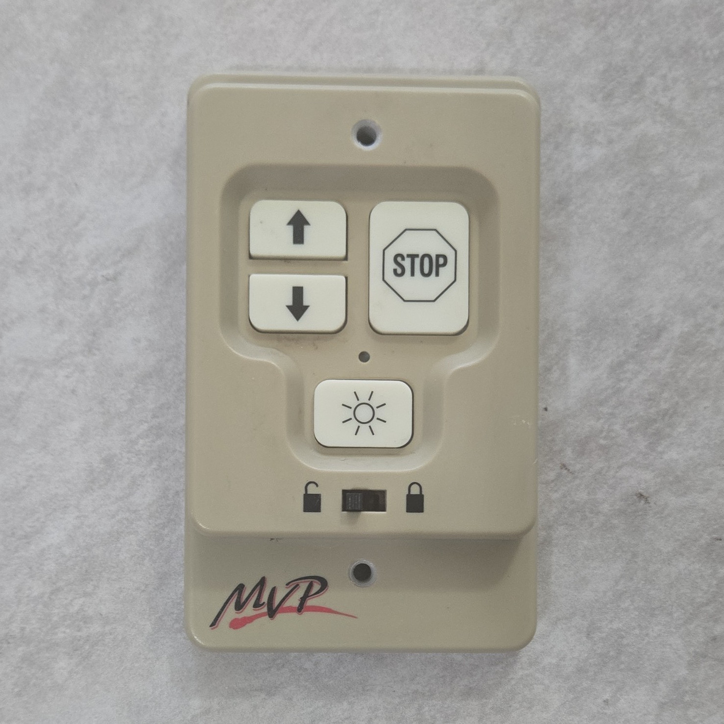 Garage Door Opener Wall Control Station Panel MPN 110838 ,ASSY.REV.M  ,D.C.0707