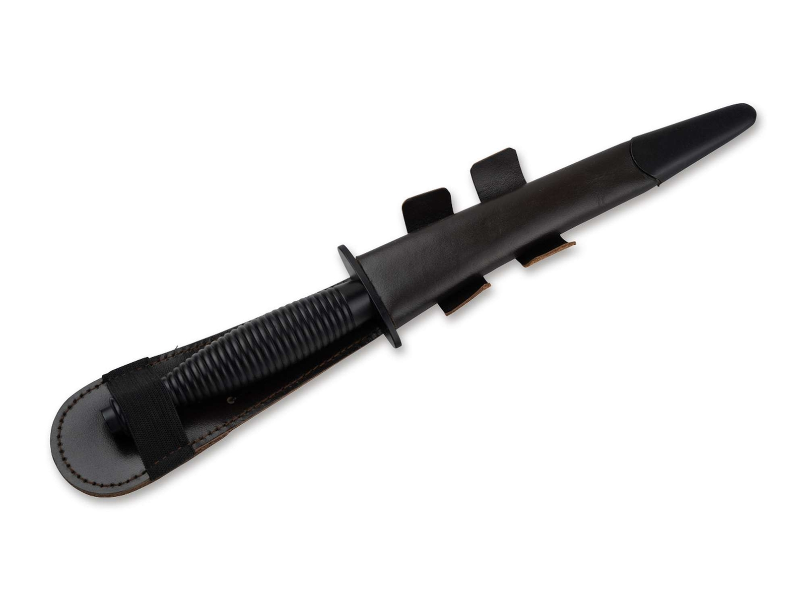 History Knife & Tool Commando Dagger Fixed Knife 7.09" Blade 420 Black ✔️02HY002
