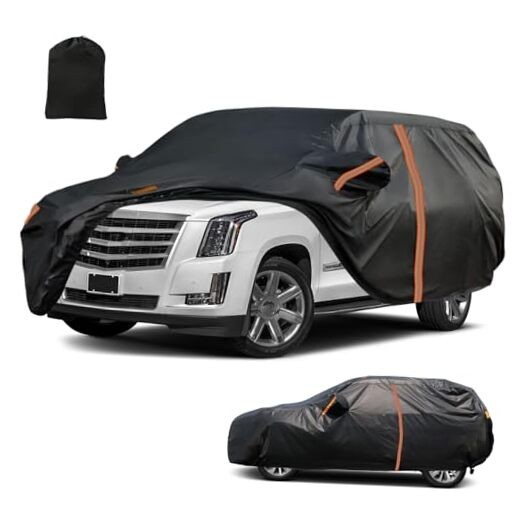 Waterproof SUV Car Cover Custom Fit for Cadillac Escalade ESV 2007-2020/EXT